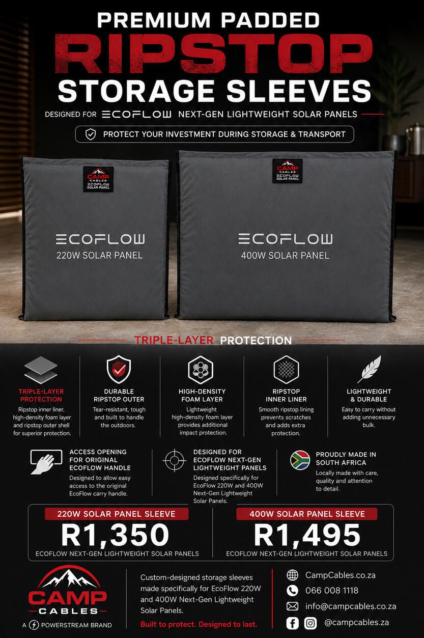 EcoFlow Next-Gen Lightweight Solar Panel Sleeve